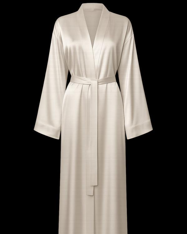 SILK-SATIN KIMONO